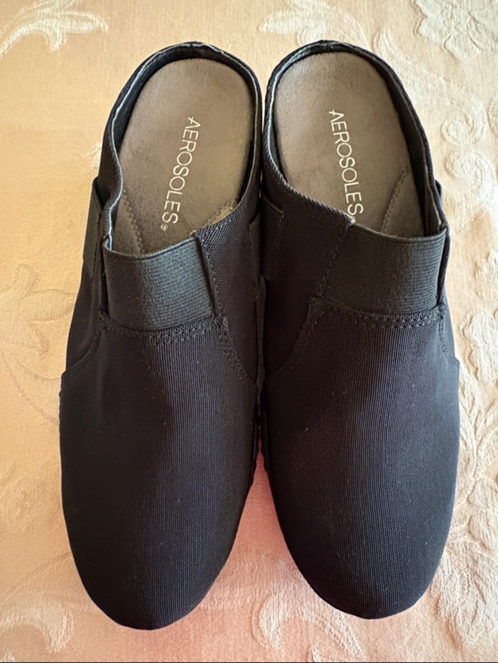 AEROSOLES Black Slip-On Mule Clogs